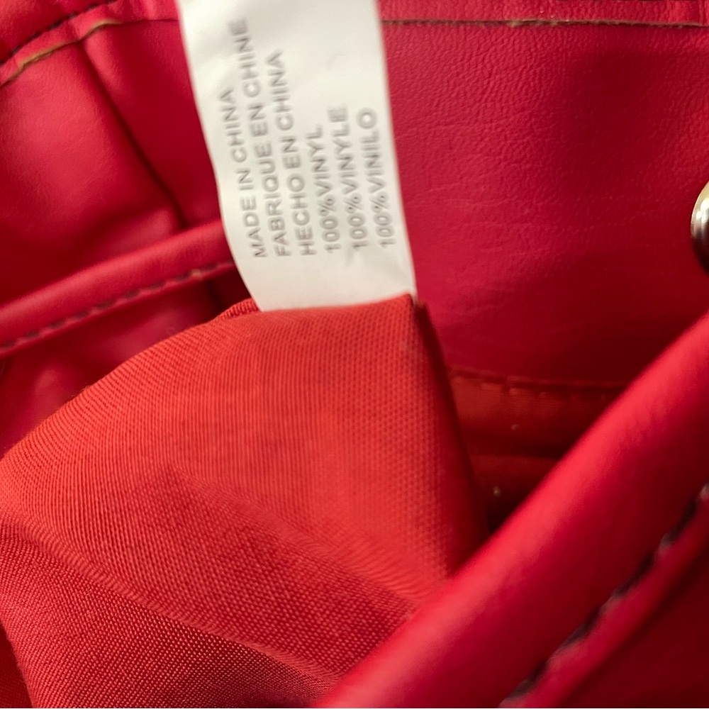 Stylish Tomato Red, Quick Pull Drawstring, Bucket… - image 5